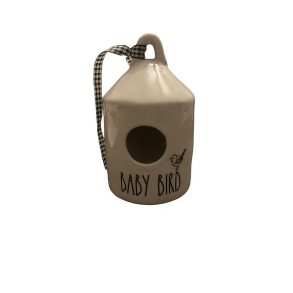 Pre Owned Rae Dunn By Magenta Baby Bird Bird Feeder Artisan Collection - Picture 1 of 13